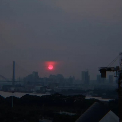 意境傍晚清新背景图