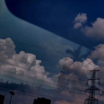 意境傍晚清新背景图