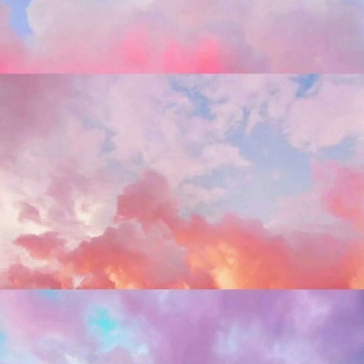 个性梦幻唯美紫色天空背景图