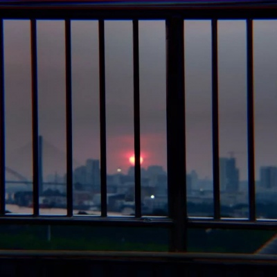 意境傍晚清新背景图