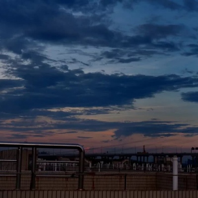 意境傍晚清新背景图