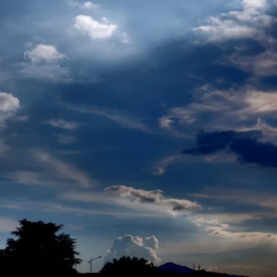 意境傍晚清新背景图