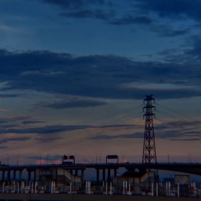 意境傍晚清新背景图