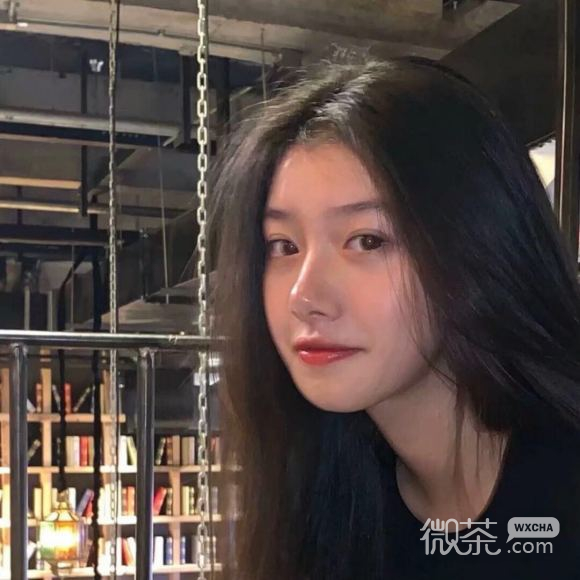 微信长发洒脱女生头像