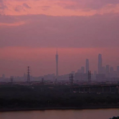 意境傍晚清新背景图