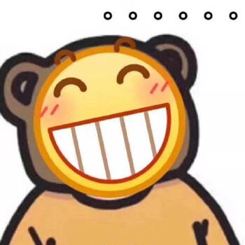 龇牙笑微信表情包