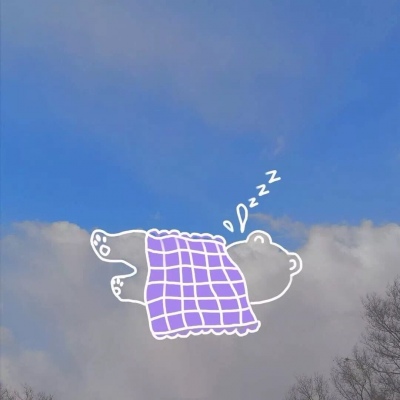 唯美可爱天空云朵背景图