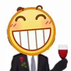 龇牙笑微信表情包