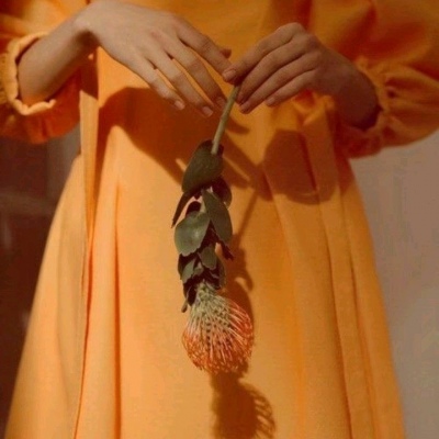 黄色唯美意境小清新背景图