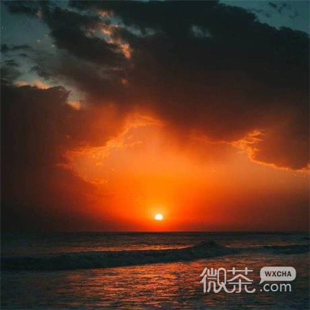 唯美最潮夕阳微信朋友圈配图