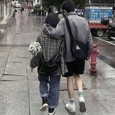 情侣头像一对两张真人唯美