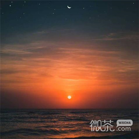 唯美最潮夕阳微信朋友圈配图