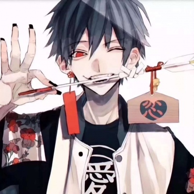 抖音ins黑白超酷真人动漫男头