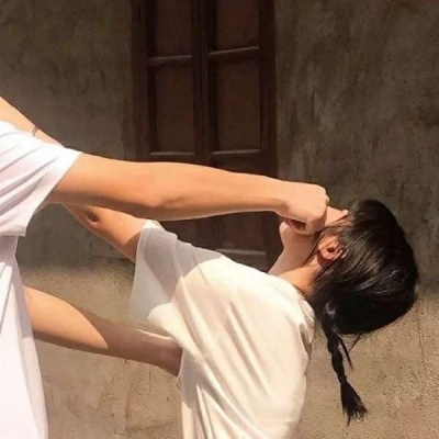 搞怪可爱文艺真人动漫情侣头像