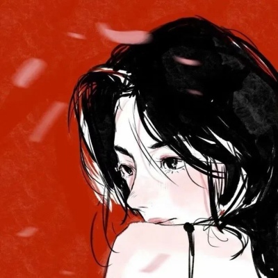 一对两张超拽手绘情侣头像