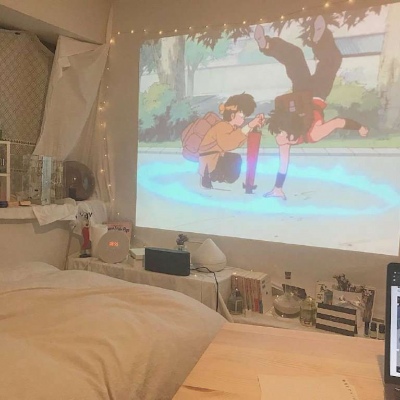 家居投影另类创意背景图