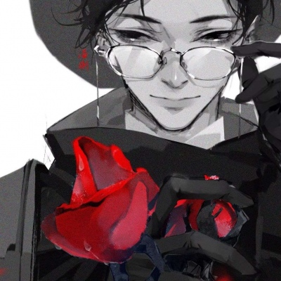 抖音ins黑白超酷真人动漫男头