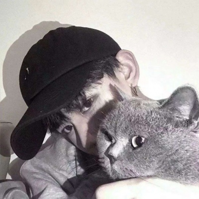 抖音ins黑白超酷真人动漫男头