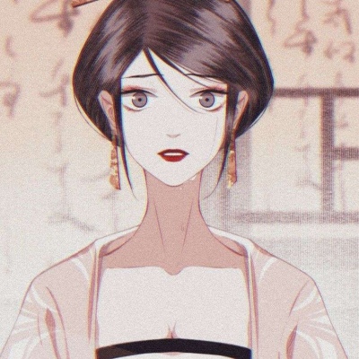 古风唯美女子动漫手绘头像