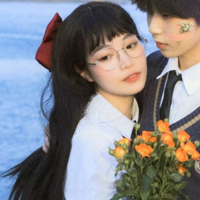 一对两张海边唯美意境真人情头