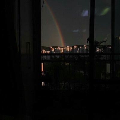 意境孤独伤感黑色背景图