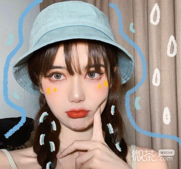 俏皮御姐时尚微信女生头像