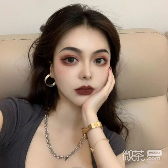 微信小清新阳光长发时尚女生头像