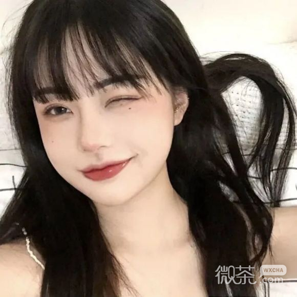 微信小清新阳光长发时尚女生头像