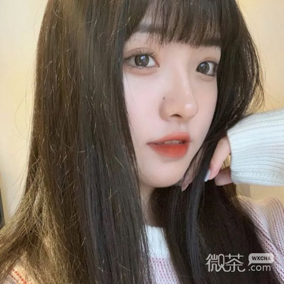 微信小清新阳光长发时尚女生头像