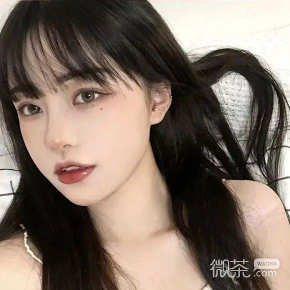 微信小清新阳光长发时尚女生头像