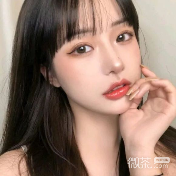 微信小清新阳光长发时尚女生头像