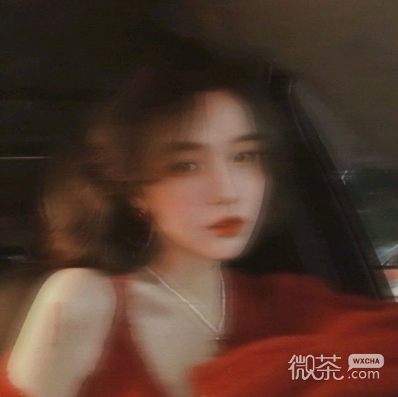微信最潮清新女生头像