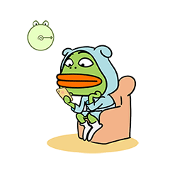 一起抗疾蛙的抗击新冠病毒微信表情图片