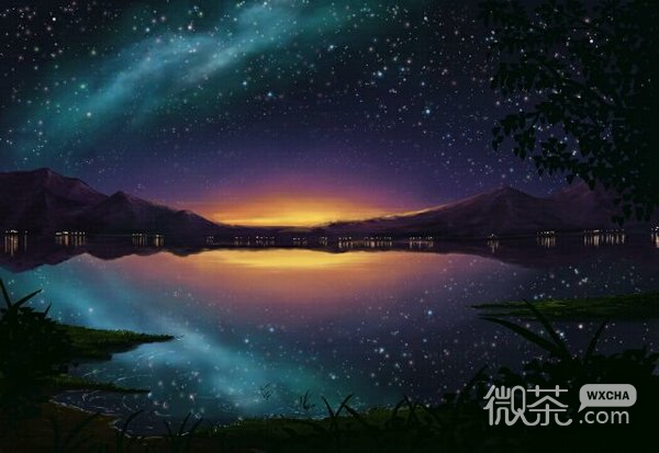 二次元唯美星空微信头像