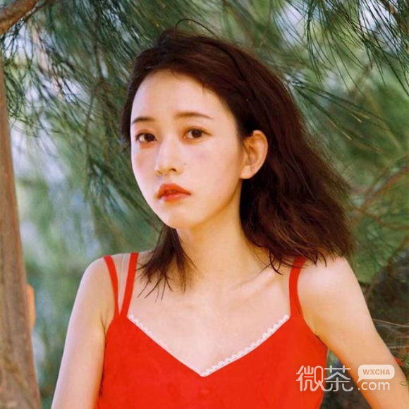 微信文艺最潮阳光网红女生头像