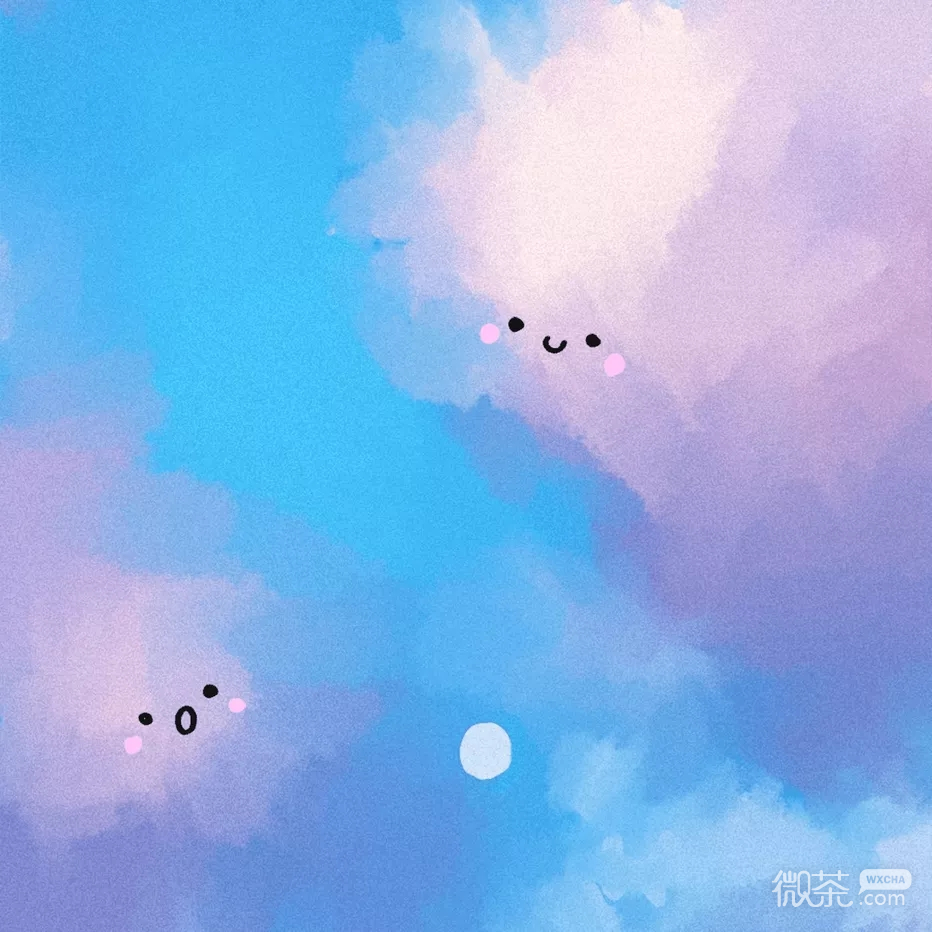 唯美日系清新天空朋友圈图片