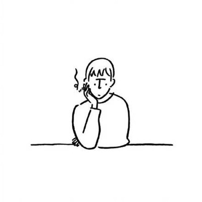 超清极简的简笔画微信头像