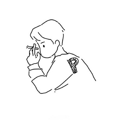 超清极简的简笔画微信头像