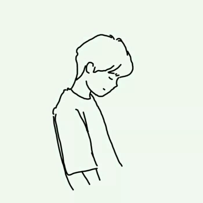 超清极简的简笔画微信头像