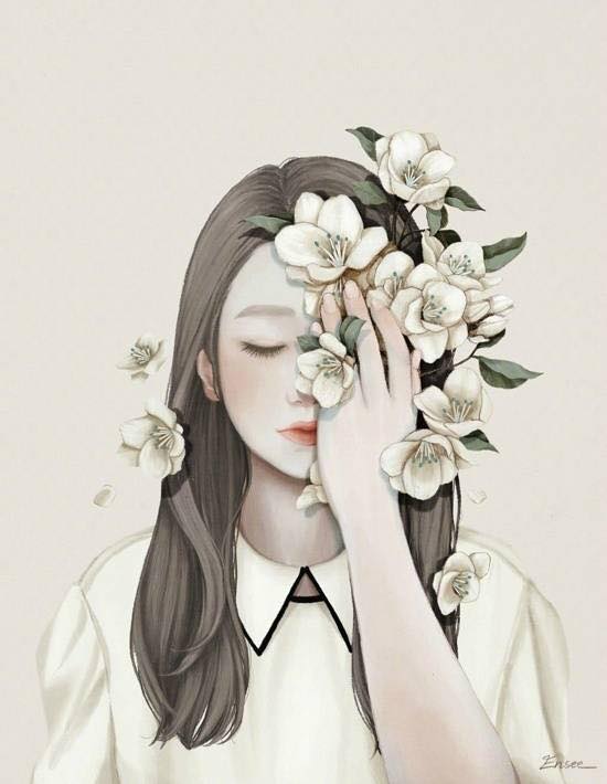 异想天开的美女抽象朋友圈配图