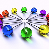 五颜六色的糖果微信头像