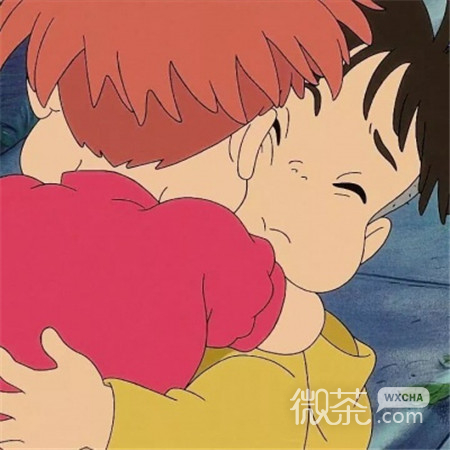 动漫宗介波妞微信聊天背景图片