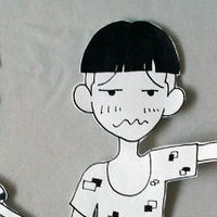 卡哇伊一左一右的情侣微信头像