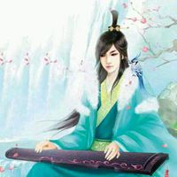 古琴唯美意境古装古风微信头像