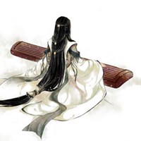 古琴唯美意境古装古风微信头像