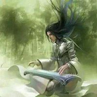 古琴唯美意境古装古风微信头像
