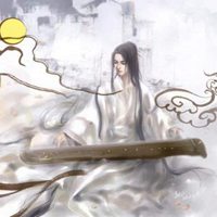 古琴唯美意境古装古风微信头像