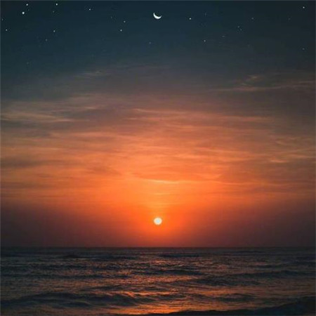 真实的夕阳风景唯美图片