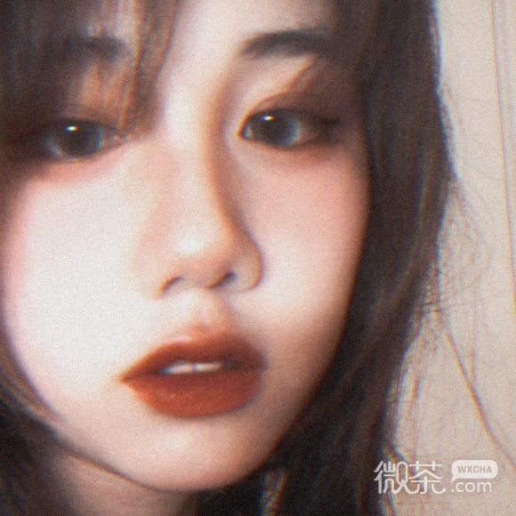 洒脱长发最潮阳光微信女生头像