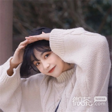 美女唯美文艺微信头像